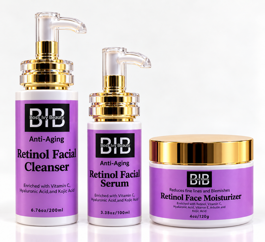 Renew & Glow Retinol Skincare Kit | Anti-Aging & Clear Skin Set